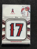 2022 Topps Series One Shohei Ohtani Jersey Number Medallion JNM-SO front