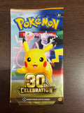 Pokemon TCG 30th Celebration Booster Pack Sealed