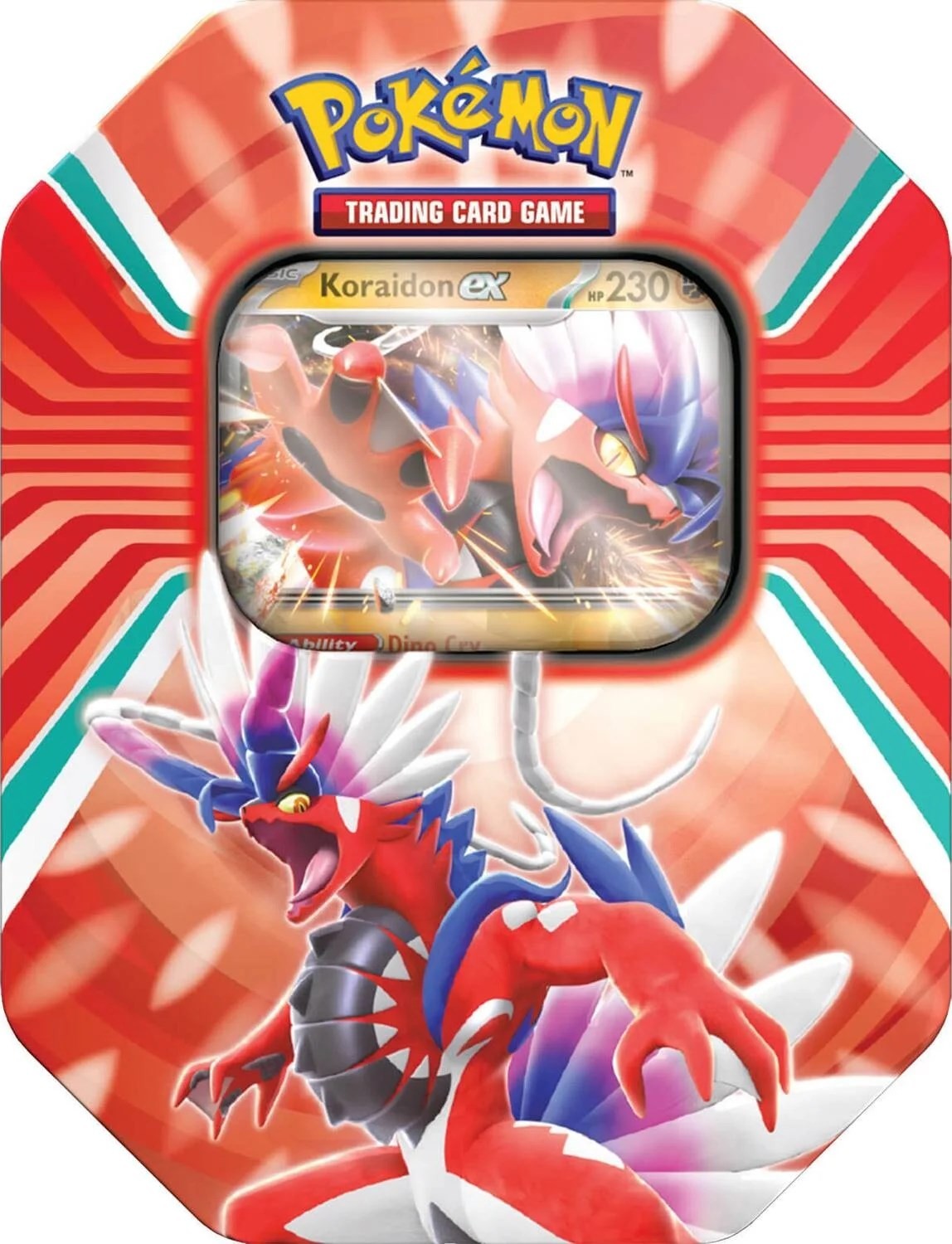 Paldea Legends Tin [Koraidon ex] (International Version)