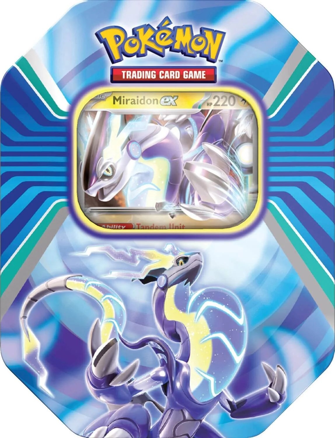 Paldea Legends Tin [Miraidon ex] (International Version)