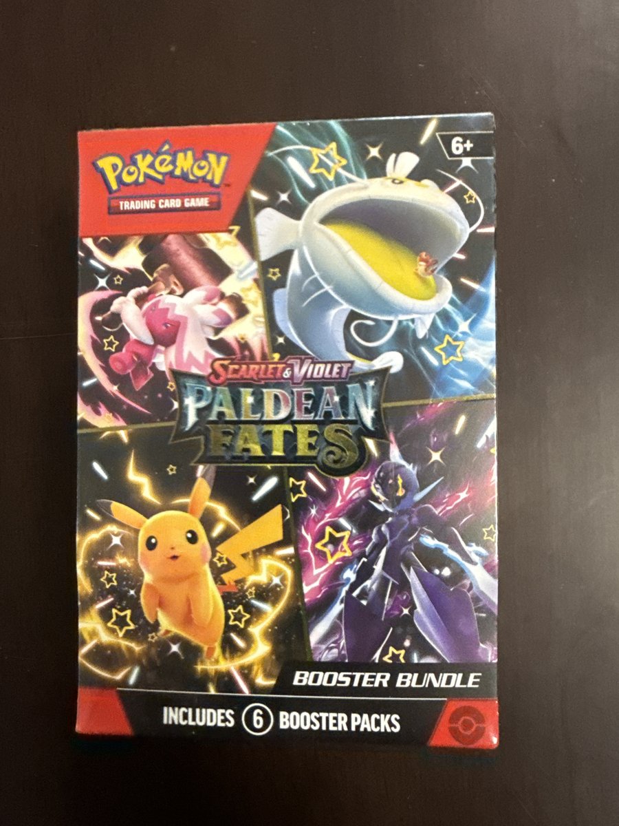 Pokémon TCG: Scarlet & Violet Paldean Fates Booster Bundle — in-hand sealed stock