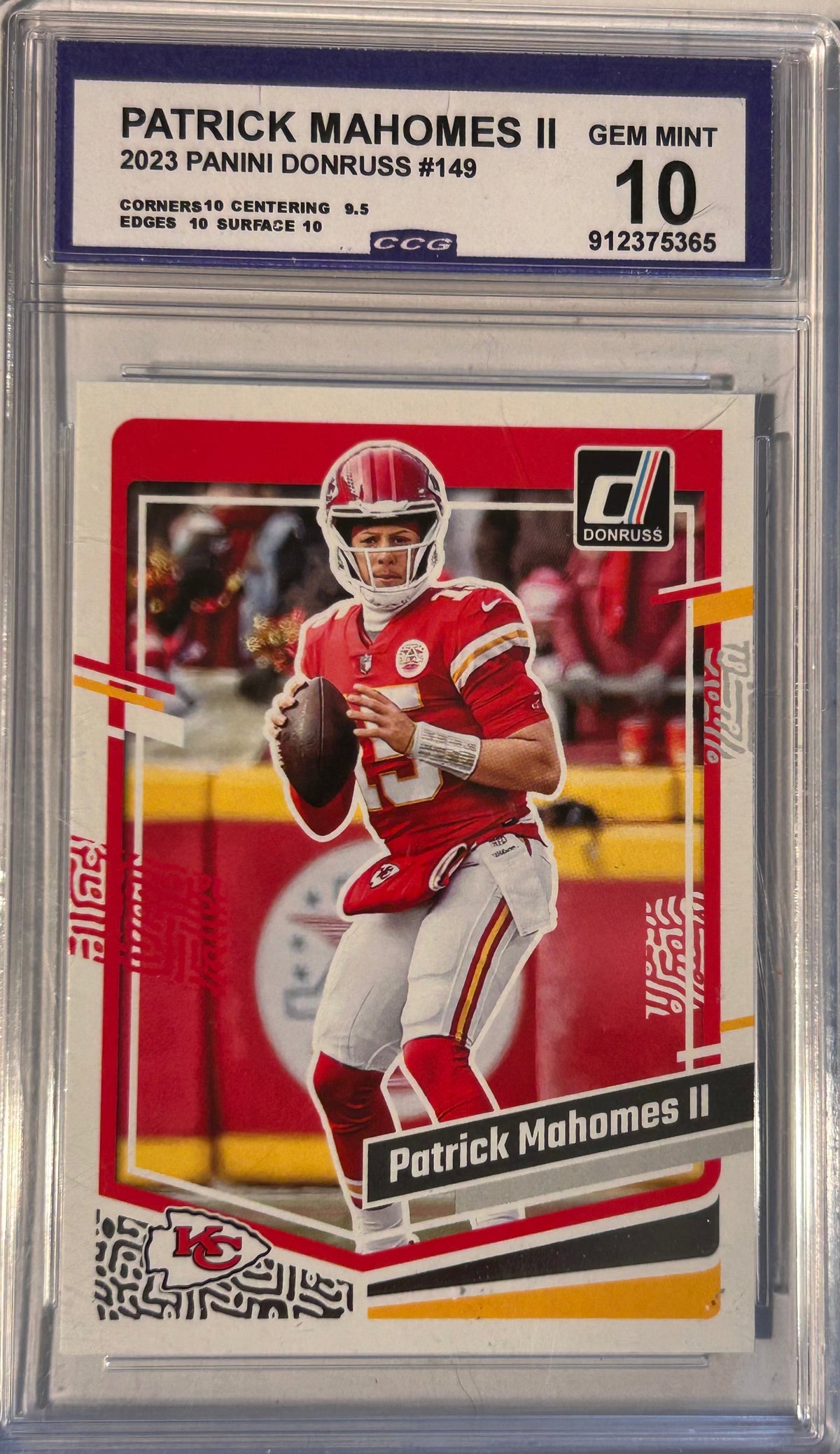 Patrick Mahomes II 2023 Panini Donruss #149