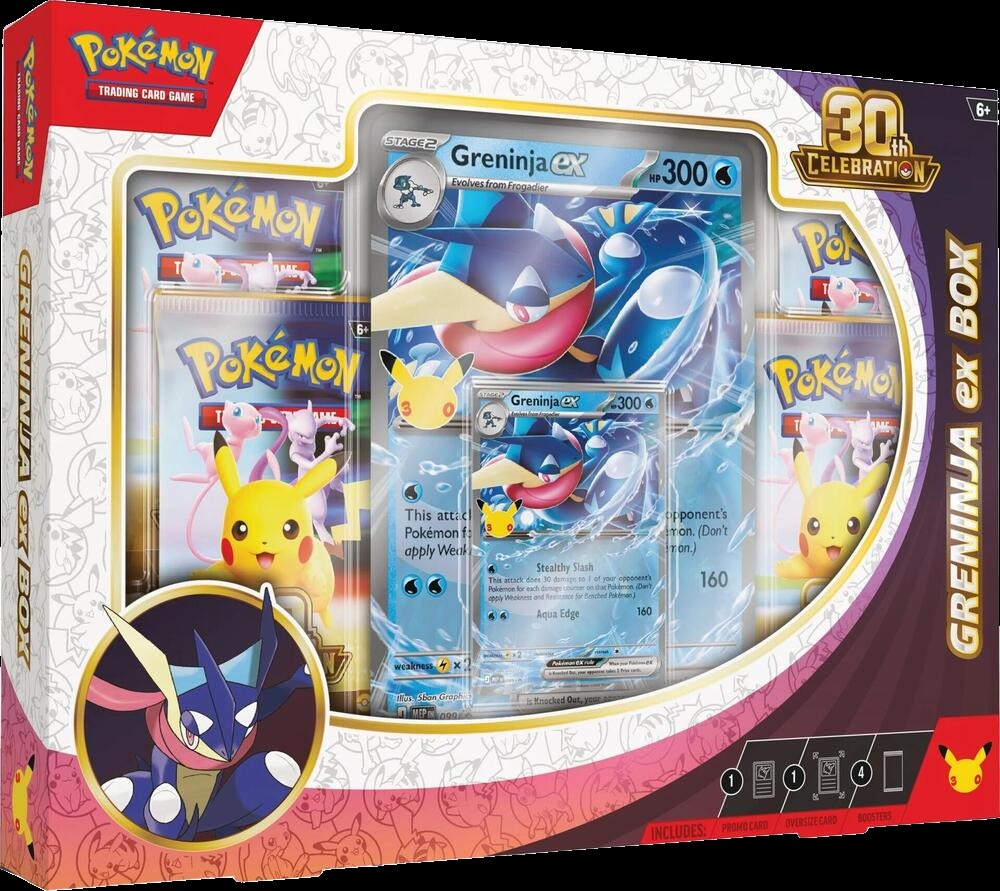 Pokémon TCG 30th Celebration Greninja ex Box