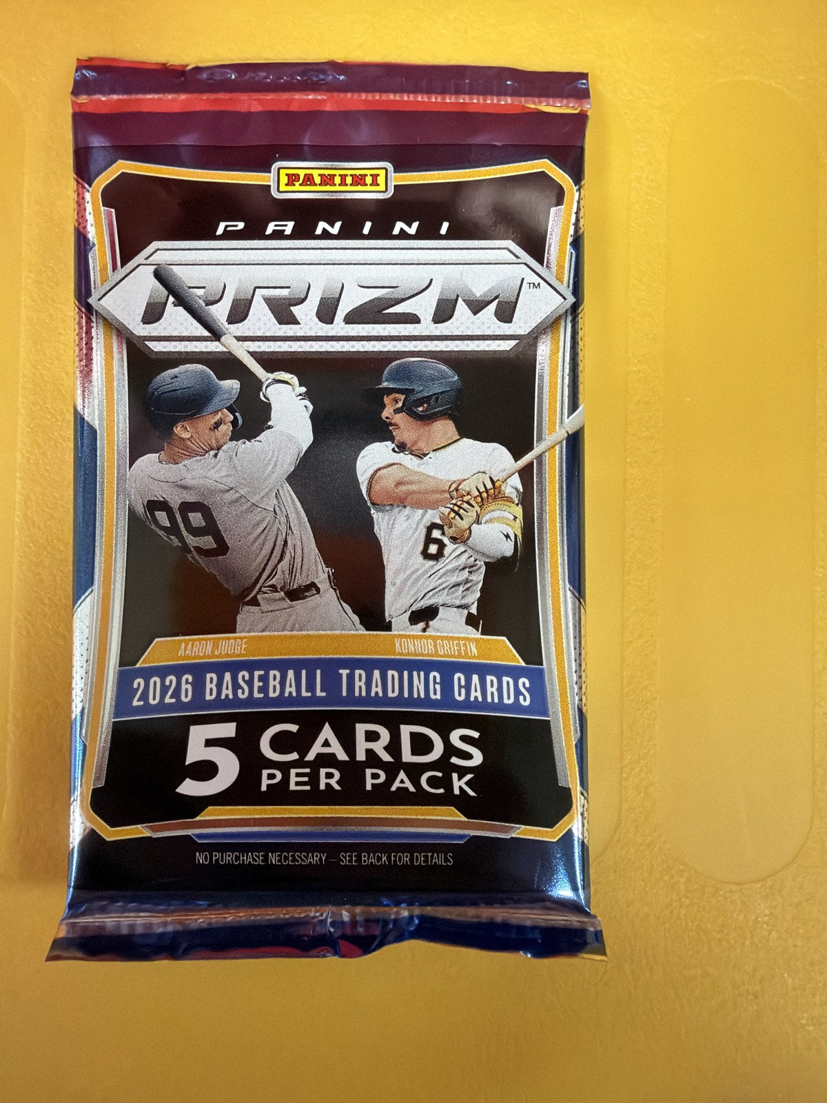 2026 Panini Prizm Baseball Trading Cards Pack