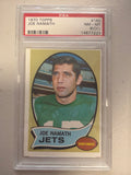 PSA cert 14677223 front — 1970 Topps #150 Joe Namath PSA 8 OC (phone photo)