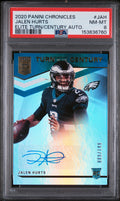 2020 Panini Chronicles Elite Jalen Hurts Turn of the Century Auto #089/149 PSA 8 - PSA cert 153836760 front