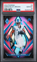 PSA cert 154497045 front — Amon-Ra St. Brown Pink Fade /88 PSA 10 #87/88