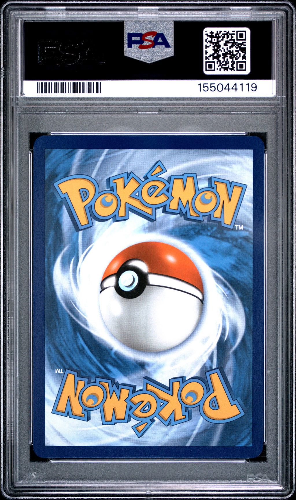 PSA cert 155044119 back — Zapdos ex #192 Ultra Rare PSA 9