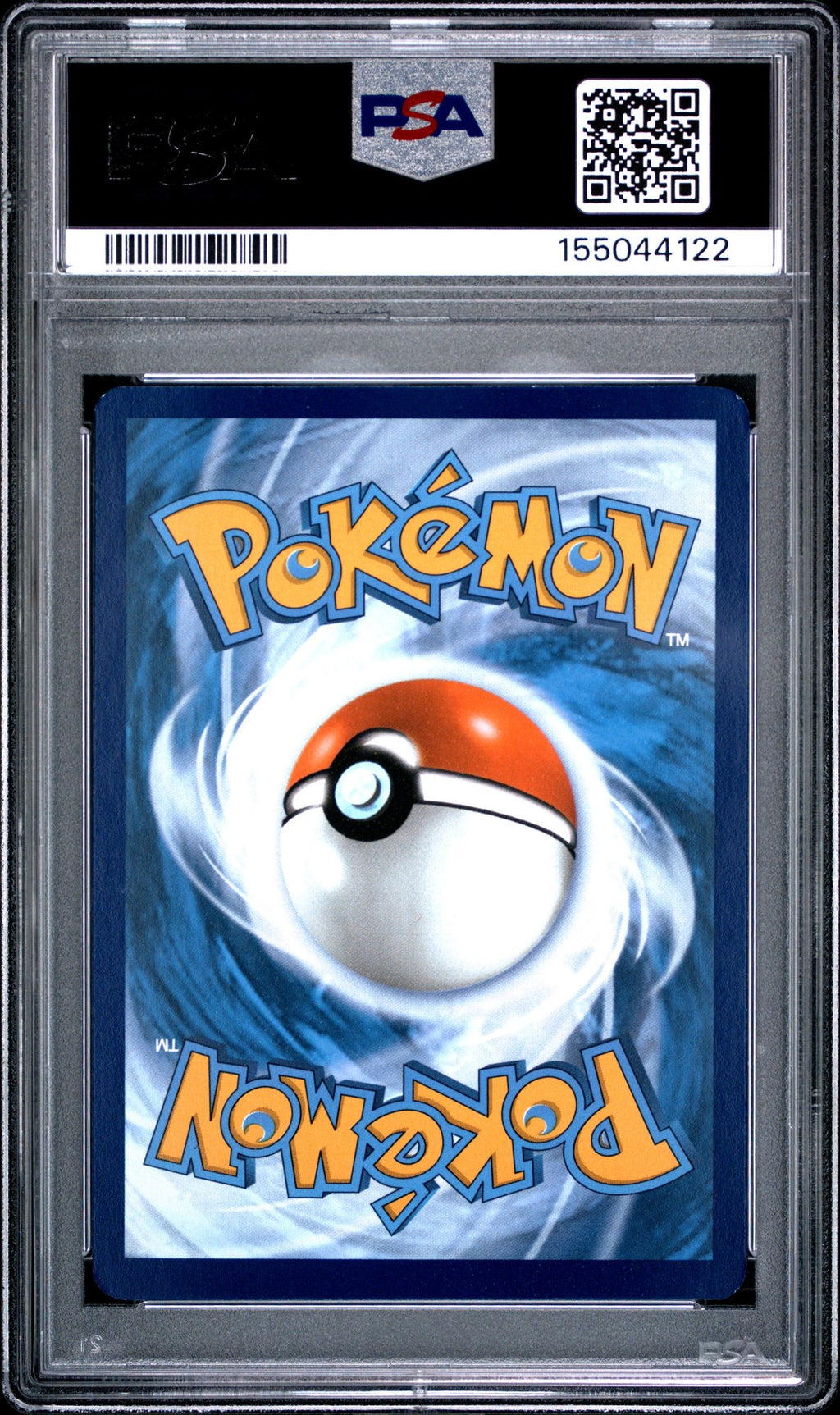 PSA cert 155044122 back — Lugia ex #082 Prismatic Evolutions PSA 8