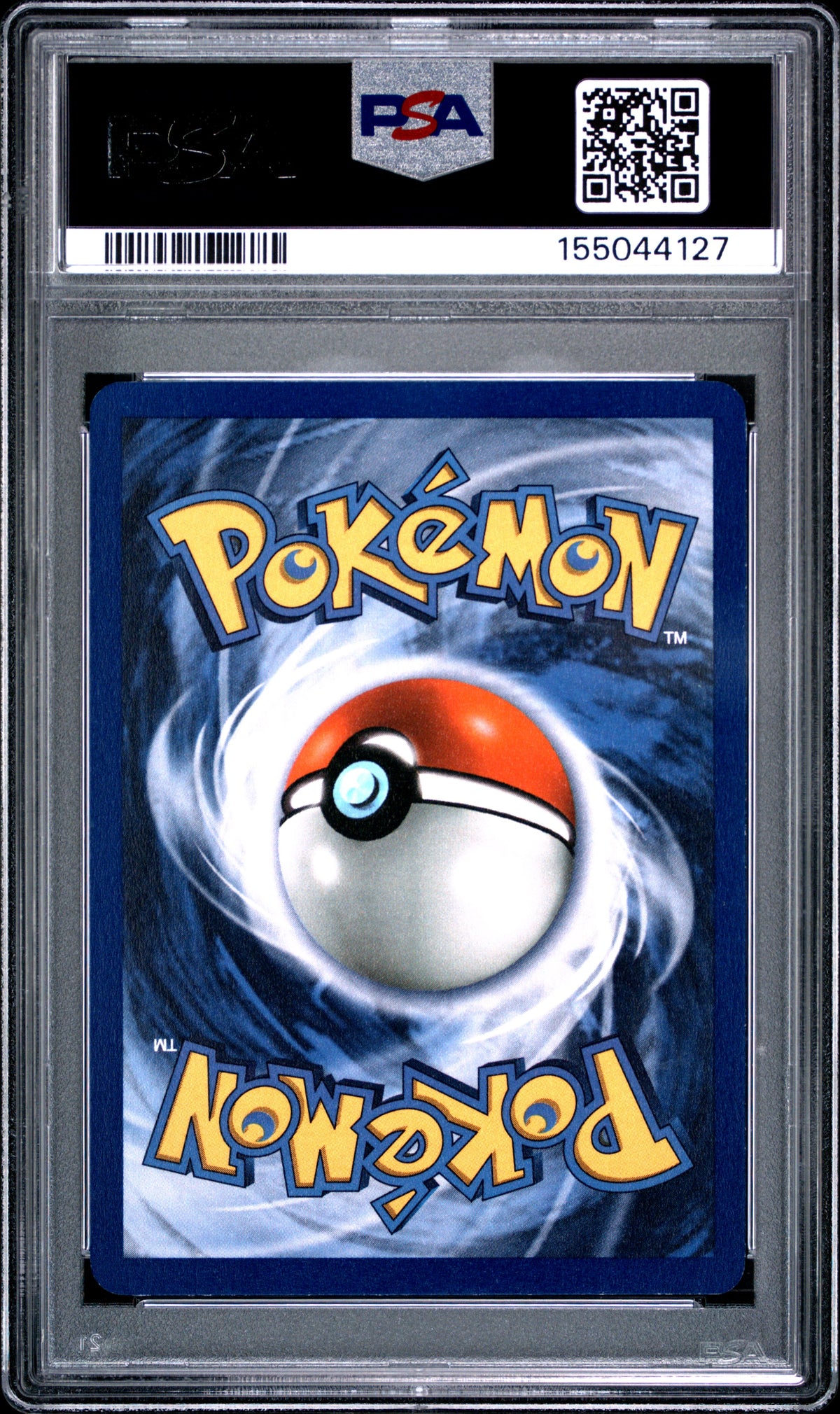 PSA cert 155044127 back — Jungle #60 Pikachu PSA 8