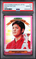PSA cert 155642577 front — Shohei Ohtani Diamond Kings #14 Pink PSA 10