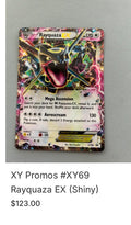 XY Promos #XY69 Rayquaza EX (Shiny) Lightly Played (LP) — Steve photo