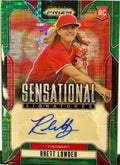 Rhett Lowder 2025 Panini Prizm Sensational Signatures #SS-RL Rookie Card 19/25 Holo Auto