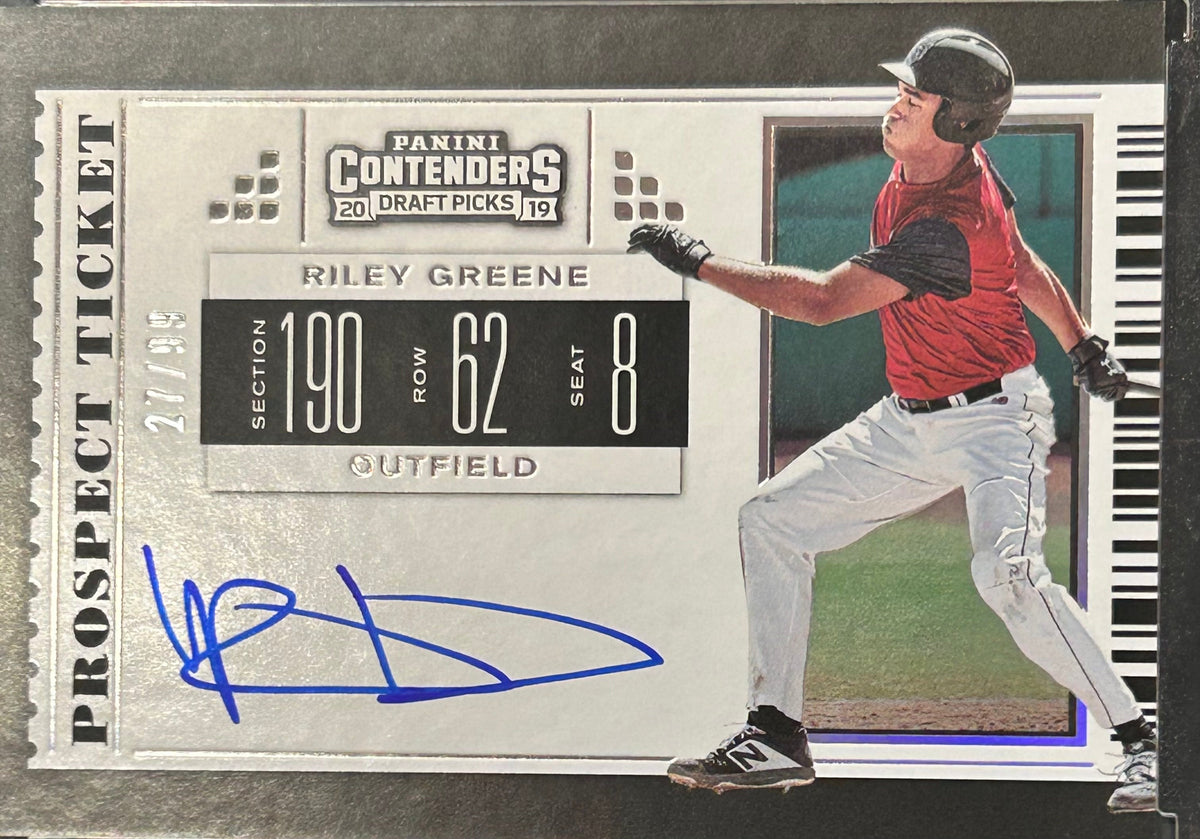 Riley Greene 2019 Panini Contenders Draft Picks No.5 Auto 27/99