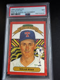 1990 Donruss Nolan Ryan King of Kings No Number Variation PSA 7 front