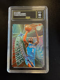 2021-22 Panini Illusions Shining Stars #2 Shai Gilgeous-Alexander Emerald GMA 10 front