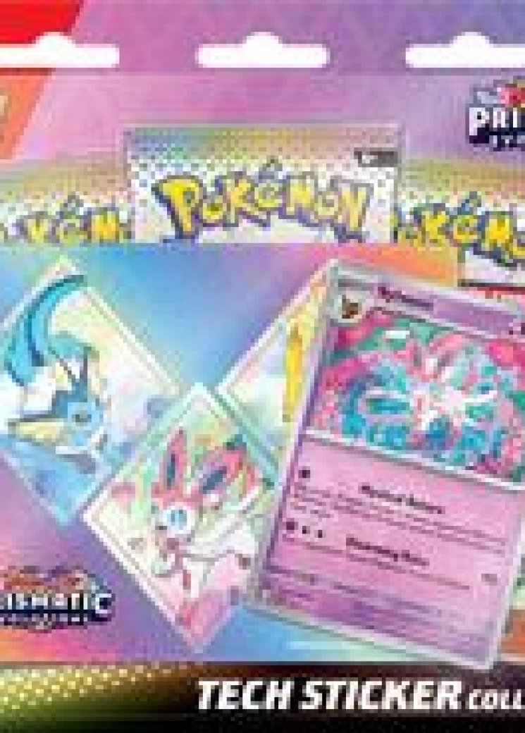 Sylveon Prismatic Evolutions Tech Sticker Collection — PokemonWizard stock