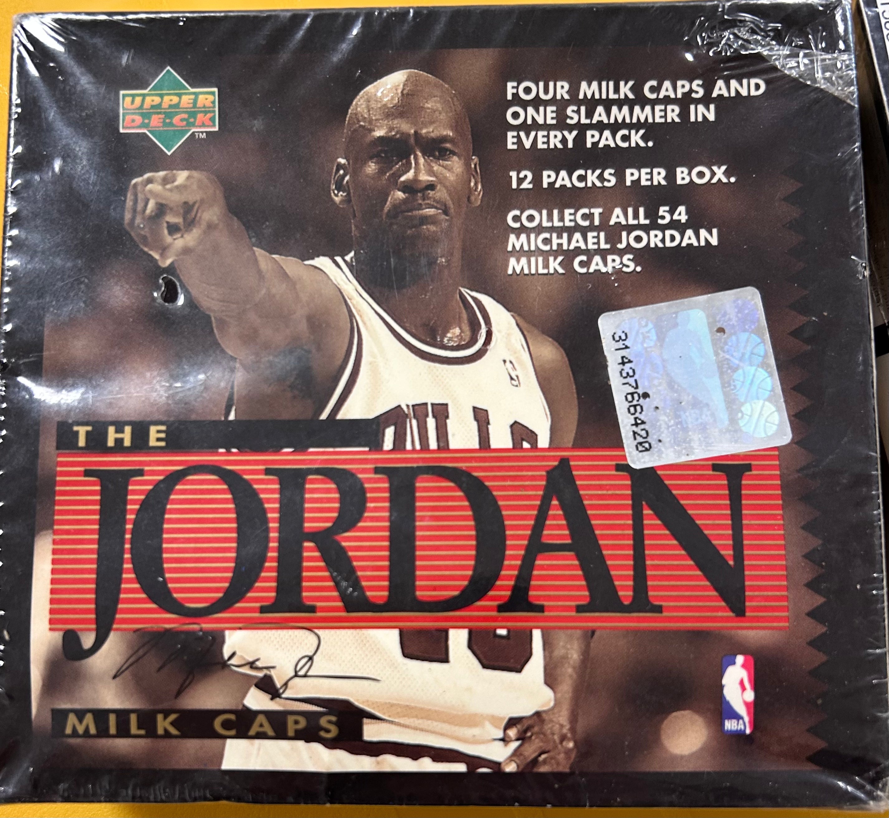 The Jordan Milk Caps box Upper Deck 1995