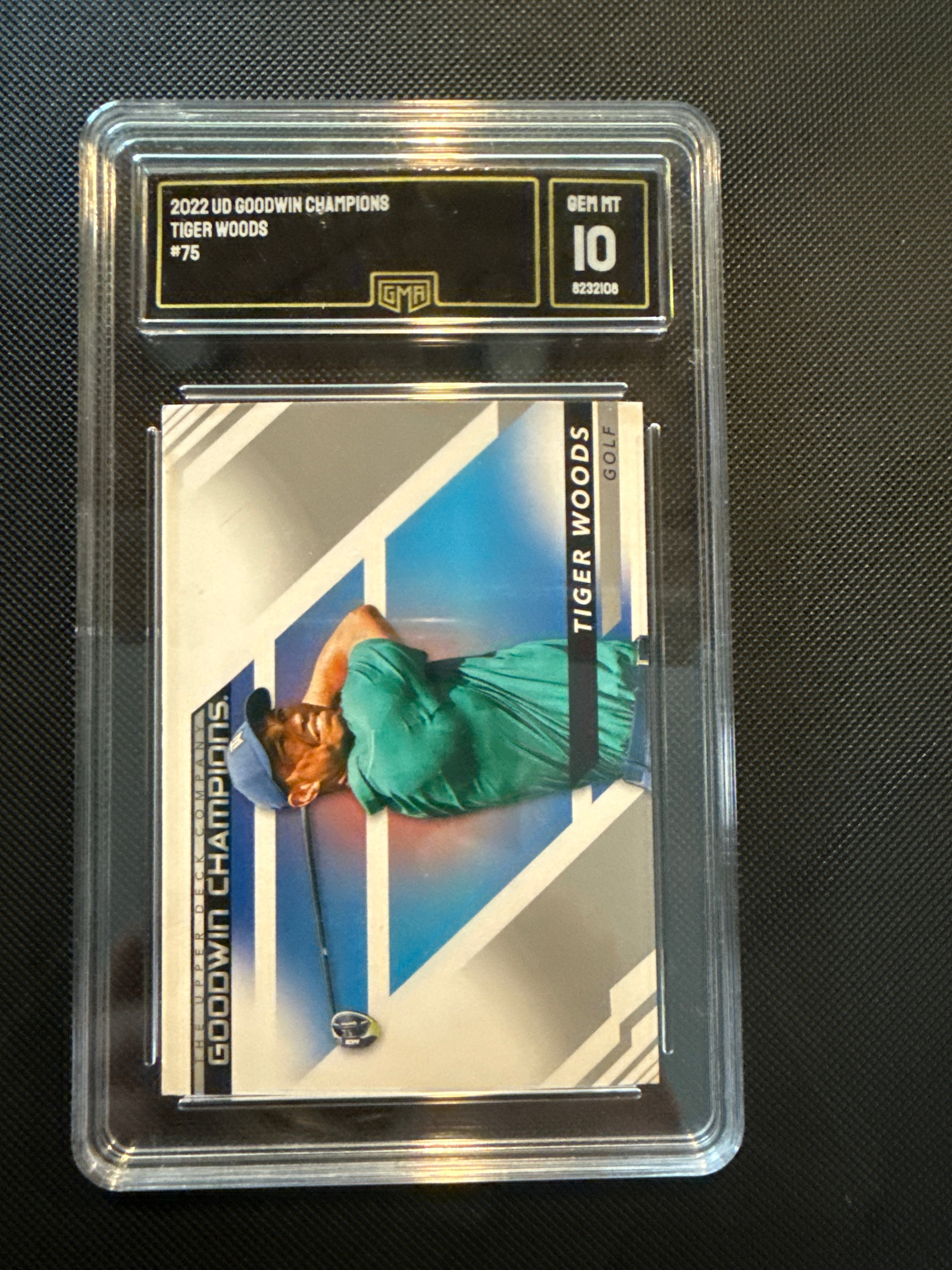 Tiger Woods #75 2022 UD Goodwin Champions
