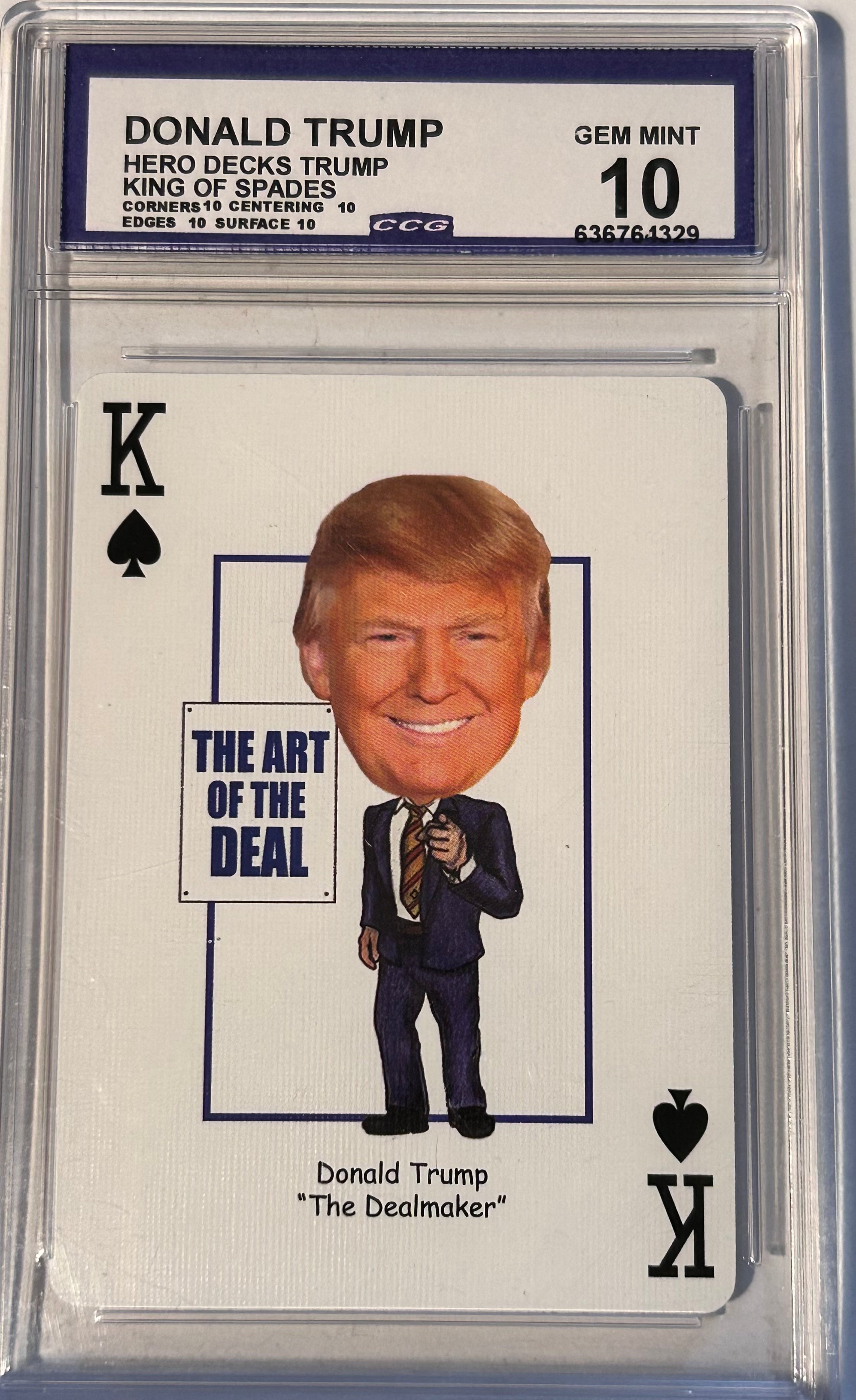 Donald Trump Hero Decks Trump King of Spades