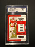 Tyreek Hill 2021 Panini Contenders #48 Season Ticket