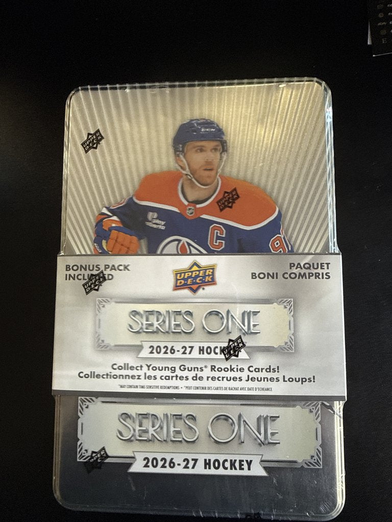 2026-27 Upper Deck Series 1 Hockey Tin