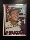1967 Topps #570 Maury Wills Pittsburgh Pirates High Number front